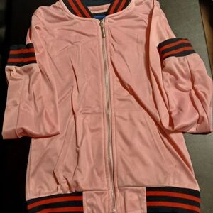American Stitch Pink Bomber Jacket Kids Size xs